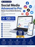 eBook:Social Media Advanced to Pro: Master Social Media Marketing (PDF File + 120 Videos Access)