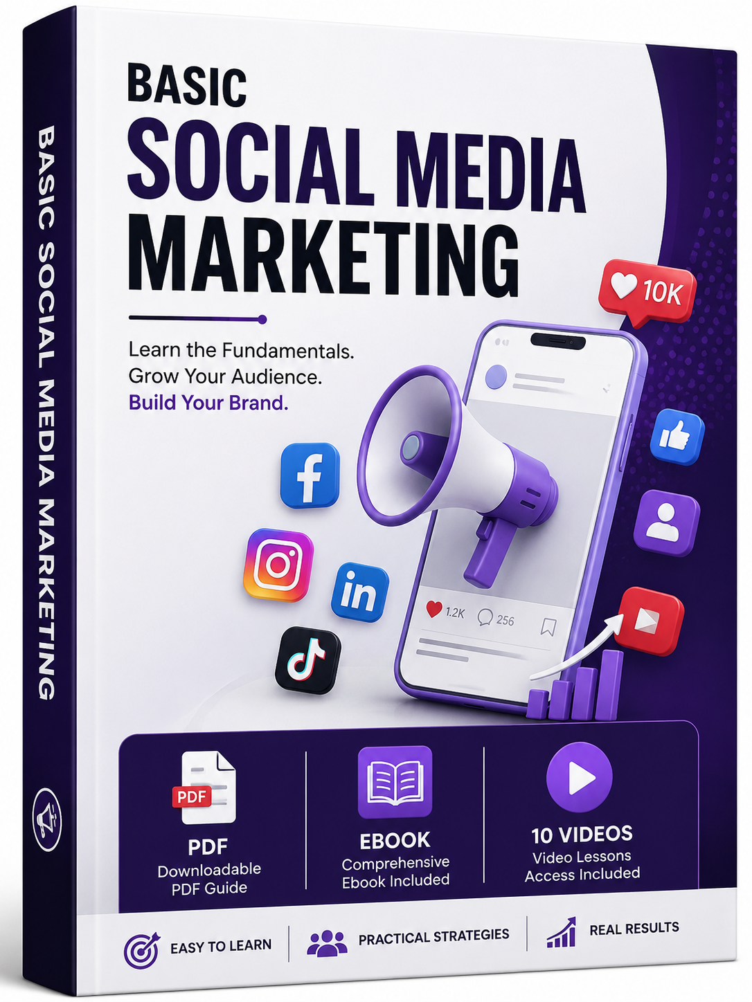eBook basic Social Media Marketing Guide complete learning (PDF Files + 10 videos access)